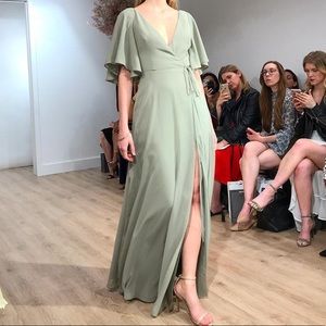 NWT Jenny Yoo Ari dress in Sage
